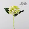 Flor de Hortênsia Artificial para Decoração de Casamento, Hortênsia Pequena de Haste Única, Adereço de Fotografia, Hortênsia Artificial, Flor Falsa, Transfronteiriço