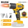 Pistola de Aire Caliente Recargable Portátil de Alta Potencia con Batería de Litio y Temperatura Ajustable, Pistola de Soldadura Recargable Inalámbrica Pequeña para Plástico