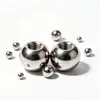 Bolas de acero inoxidable, acero al carbono con medio agujero 15mm 20mm 25mm 30mm bolas de hierro, bolas industriales, bolas de acero pulido