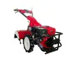 Motocultivador Micro de Tracción en las Cuatro Ruedas para Arar y Cultivar, Motocultivador Agrícola Pequeño para el Hogar, Rotocultivador Diesel