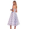 Transfronterizo Nuevo Primavera y Verano Tirante Vestido de Noche Elegante Chino Estilo Hada Gasa Moda Europea y Americana para Mujer