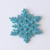 Polvo de oro transfronterizo 4.5cm copo de nieve DIY parche hecho a mano accesorios para el cabello material para pasador accesorios de copo de nieve de polvo de oro