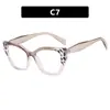 Nuevos Lentes de Armazón de Alta Gama para Mujer, de Moda, Tendencia, Versátiles, Retro, Elegantes, Lentes Anti Luz Azul para Hombre
