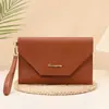 Bolso para Mujer 2025 Otoño Nueva Moda Bolso de Mano Estilo Ins para Axila Bolso Cruzado de un Solo Hombro Bolso Simple Tipo Sobre de Mano