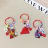 Han Feng Creative Ins Phone Case Pingente Acrílico Custom Drop Glue Cartoon DIY Pingente Decorações Bell Lanyard