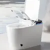 Vaso Sanitário Inteligente Economizador de Água com Escudo de Espuma, Aquecimento Instantâneo, Levanta Totalmente Automático, Sem Limite de Pressão de Água, Vaso Sanitário Doméstico Integrado