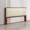 Madera de Haya Ultra-Delgada Estilo Nuevo Empaque Suave Color Crema Simple Moderno Lujo Ligero De Pie Estilo Francés Cabecero de Madera Maciza Se Vende por Separado