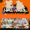 Gato de Halloween Transfronterizo Piezas de Madera DIY Manualidades Infantiles Colorear Decoración del Hogar Decoración de Pared de Halloween