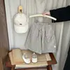 Ropa Infantil Coreana Pantalones Infantiles 2025 Otoño Nuevo Estilo Niños y Niñas Casual Clásico Versátil Rayas Casual Pantalones de Pierna Ancha