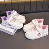 Zapatos para Niñas, Tenis para Niños, Nuevos de Otoño 2025, Versátiles, Modernos, Casuales, Deportivos, Zapatos Blancos de Suela Suave para Niñas
