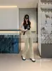 Jeans de Marca Americana de Moda Verano 2025 para Mujer Transfronterizos Amazon Holgados de Moda Rectos Versátiles Pantalones Largos