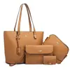 Conjunto de Bolsas de Quatro Peças de Grande Capacidade Transfronteiriço Novo 2026, Bolsa Simples da Moda e Tendência para Mãe e Filha, Bolsa Feminina de Ombro Cruzado