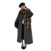 Boniu~ Bufanda de mujer estilo coreano, nueva colección otoño/invierno, estética coreana, chic y sofisticada, con un diseño único, perfecta para combinar con un abrigo tipo gabardina