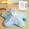 Brinquedo de manta de caça para gatos, prato giratório automático, brinquedo de pentagrama, vara com pena para alívio do tédio, capa interativa de esconde-esconde para gatinhos