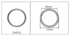 Hebilla de metal para sujetador lencería hebilla metálica ajustable accesorios accesorios hebilla de ajuste de tirante de hombro tirante de traje de baño hebilla de 0 palabras
