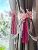Layout do Quarto de Casamento, Decoração do Quarto de Casamento, Novos Suprimentos para Casamento, Palavra Feliz, Quarto de Casal, Sala de Estar, Prendedores de Cortina, Simples