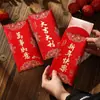2027 Año de la Oveja Nuevo Estuche de Sobres Rojos Paquete Rojo Bolsita Creativa de Sobres Rojos Año Nuevo Festival de Primavera Cartera de Dinero de la Suerte de Alta Gama Universal