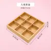 Compartimento para Caja de Frutas Secas Bandeja de Frutas Secas Creativo Nacimiento Temprano Hijo Noble Dulces Snacks Almacenamiento Caja de Almacenamiento de Frutos Secos Sala de Estar Cuatro