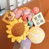 Llavero de girasol, colgante para bolso prometedor, regalo inspirador de graduación para estudiantes al por mayor
