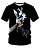 2025 Camiseta Tema Final Fantasy Masculina Feminina Tops Anime Manga Curta Casual Tamanho Grande Tops Streetwear