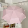 Guarda-chuva com Cantos Arredondados para Alunos do Ensino Fundamental, Dupla Utilização para Sol e Chuva, Seguro, Retrátil Automaticamente, Anti-Rebote, Dobrável, Guarda-chuva Automático Infantil, Personalizável