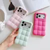 Funda de Silicona Líquida Dopamine Cloud para Apple 18 Pro Max, Patrón de Nube 3D para iPhone 17
