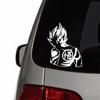 Pegatinas populares de comercio exterior anime Dragon Ball Wukong pegatinas decorativas para rasguños de ventana de coche motocicleta modificada pegatinas de coche de anime