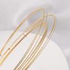 Alambre semiduro chapado en cobre con baño de oro de 14K alambre de cobre alambre dorado enrollado para dar forma manual diy material accesorios AliExpress