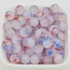 8mm10mm material de jade vidrio con salpicaduras de tinta dorada cuentas sueltas venta al por mayor cuentas hechas a mano material para accesorios de joyería DIY