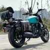 Aplicable a motocicleta Xiaosheng Tanying 250 con parachoques, bolsa lateral retro, estante plegable universal para respaldo, piezas de modificación