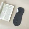 Calcetines Finos de Verano para Hombre, Calcetines Invisibles de Algodón Puro Antideslizantes, Absorbentes de Sudor y Transpirables, Calcetines Deportivos Cortos para Hombre
