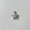 Moda OL Amor Gotas de Água Estrela Zircão Pingente Cobre Banhado 18KDIY Jóias Acessórios Pulseira Colar Brincos Material
