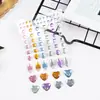 Pegatinas de gemas se pueden fijar pegatinas acrílicas para teléfono móvil creativas diy Perla dibujos animados infantiles color flor Pegatinas de Perla Diamante