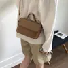 Bolso de Moda Coreano para Mujer 2025 Nuevo Primavera y Verano Simple Elegante Pequeño Cuadrado Textura Nicho Bolso de Hombro Único Cruzado