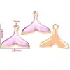 Aleación Accesorios de joyería DIY Flor de gota de aceite Cara sonriente de amor Colgante Colgante de collar Accesorios para pendientes W206