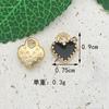 Polvo de Cebolla Estéreo Amor Accesorios de Joyería DIY Colgante Goteo de Aceite Llavero de Aleación Pendientes Pulsera Colgante Pequeño Colgante