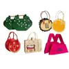 Bolsa Tote de Feltro Direto da Fábrica Promoção Publicitária Bolsa de Mão de Feltro Bolsa de Feltro Color Block Souvenir Personalização por Foto
