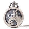 Reloj de bolsillo de dibujos animados de anime de verano, reloj de cuarzo de Los Vengadores, reloj de bolsillo con collar para niños, reloj de bolsillo retro con tapa, venta al por mayor
