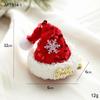 Navidad Tocado Lazo Horquilla Sombrero Clip Rojo Malla Astas Adulto Niños Pequeño Regalo Horquilla Accesorios para el Cabello