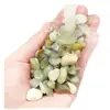 Guijarros de jade para pavimentación, paisajismo de patios, decoración de jardines, paisajismo de acuarios y parterres, piedras naturales verdes