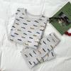 Novo Upgrade 10A Antibacteriano ~ Roupa de Descanso Infantil Sem Costura Classe A Lã Stretch Pijama de Desenho Animado Roupa e Calça de Outono Atacado
