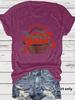 Camiseta informal holgada de manga corta con cuello redondo y estampado de tomate de Amazon Independent Station para mujer, venta al por mayor