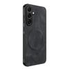 Adequado para Samsung A57 Padrão Nappa Relâmpago Capa Magnética para Telefone A37 Fosca A17 Anti-Queda A07 Capa Protetora A56