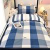 A6L Algodón Dormitorio Estudiantil Juego de Tres Piezas Cama Superior e Inferior Ropa de Cama 100 Sábana Funda de Edredón Juego de Seis Piezas Edredón