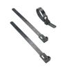 Suministro de Bridas Desprendibles 7.6*300, Nylon Reutilizable Retráctil Doble Bloqueo Desmontable Arnés de Cables