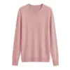 Novidades para outono e inverno de 2026: suéter básico gola redonda 5% cashmere, soltinho e modelador, com toque relaxado, suéter de lã Puyuan para mulheres