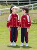 Uniforme Escolar para Niños Ropa de Primavera y Otoño Ropa de Clase para Juegos de Primer Grado Ropa de Clase para Estudiantes de Primaria Ropa de Jardín de Infancia de Tres Piezas Algodón Puro