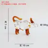 Figuritas del Zodiaco de Vidrio: Rata, Buey, Tigre, Conejo, Dragón, Serpiente, Caballo, Oveja, Mono, Gallo, Perro, Cerdo - Decoraciones de Escritorio de Animales, Regalos Transfronterizos