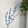 Flores de Seda Violeta Artificiales de 4 Ramas de Rama Alta para Decoración de Salón de Bodas, Flores Colgantes del Techo, Arreglos Florales de Techo Alto y Arreglos Florales para Pasillos