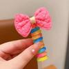 Línea Telefónica de Rollo para Niños Banda para el Cabello Artefacto para Trenzas de Niñas Banda Elástica de Goma de Girasol Elástico Alto Cuerda para el Cabello para Cola de Caballo Alta